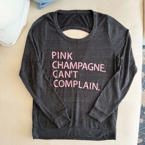 Pink Champagne Can’t Complain Chaser Graphic Women's Top